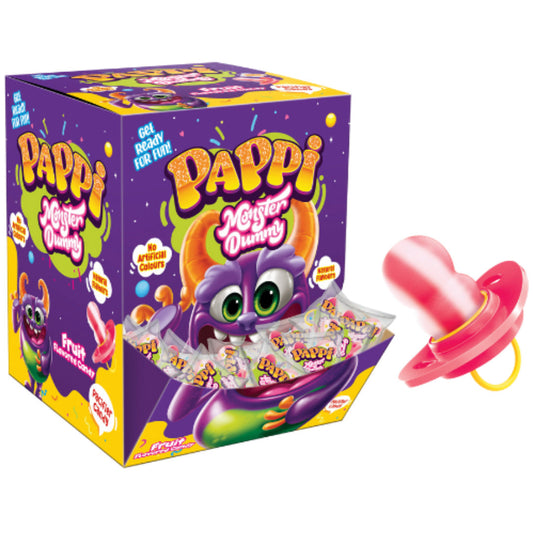 Pappi Monster Dummy Fruit Flavored Candy 1stk