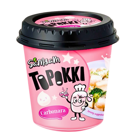 Samsam Topokki Cups Korea Carbonara Flavour 120g (10395865284942)