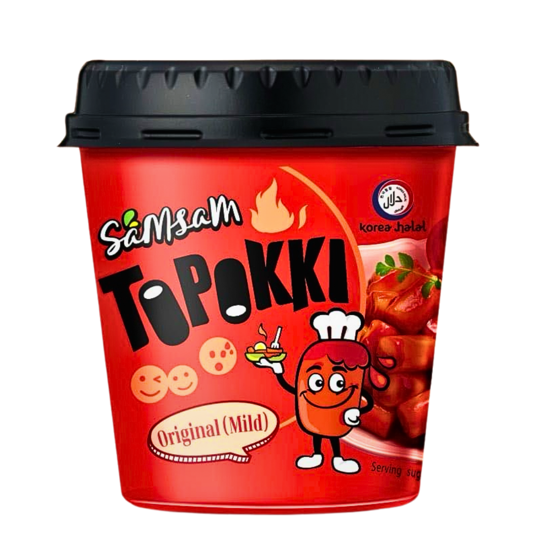 Samsam Topokki Cups Korea Original Mild Flavour 120g (10395866104142)