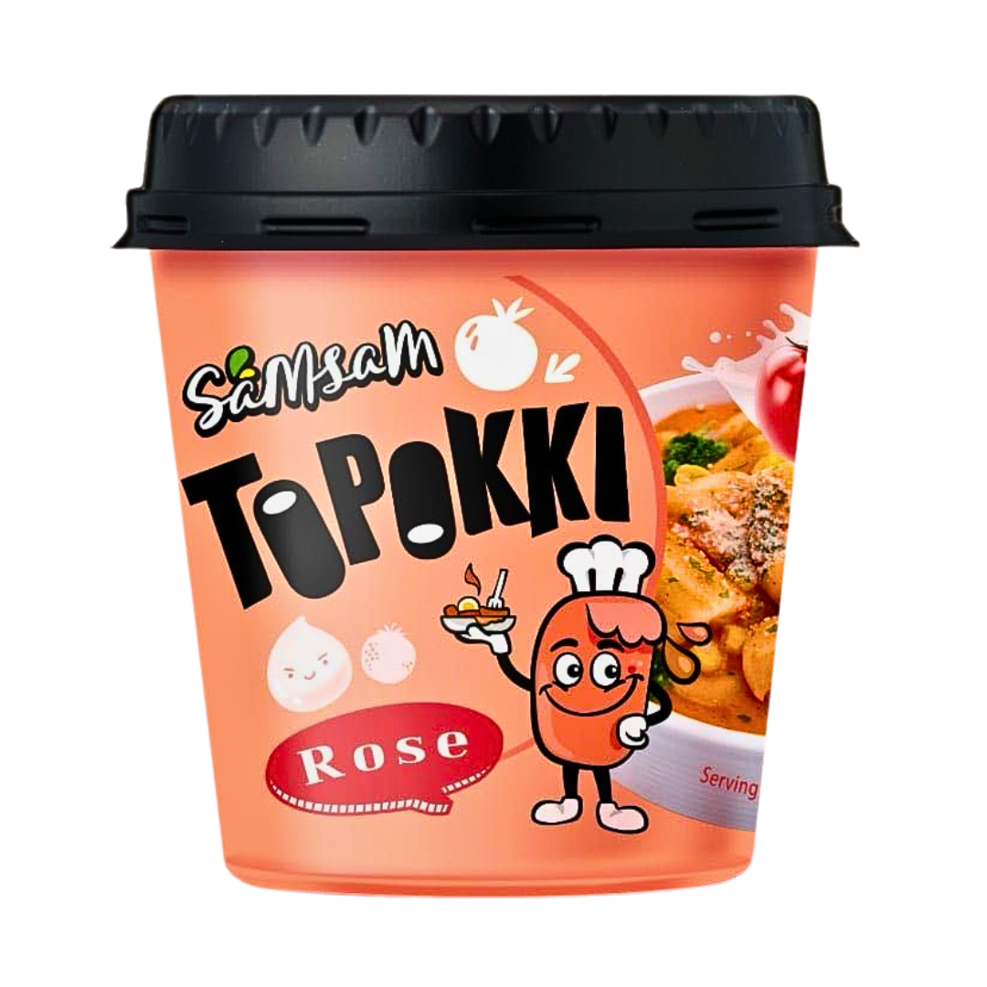 Samsam Topokki Cups Korea Rose Flavour 120g (10395864564046)