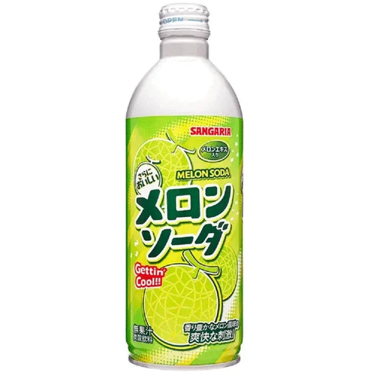 Sangaria Soda Ramune Melon Soda 500ml (10482585305422)