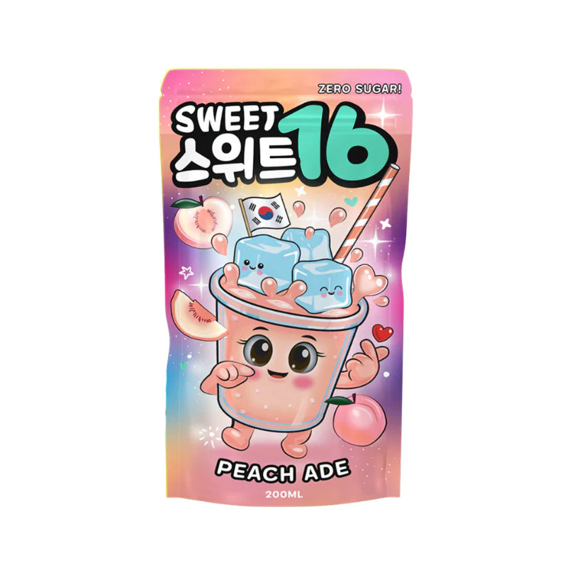 Sweet16 Peach Ade (Zero Sugar) 200ml