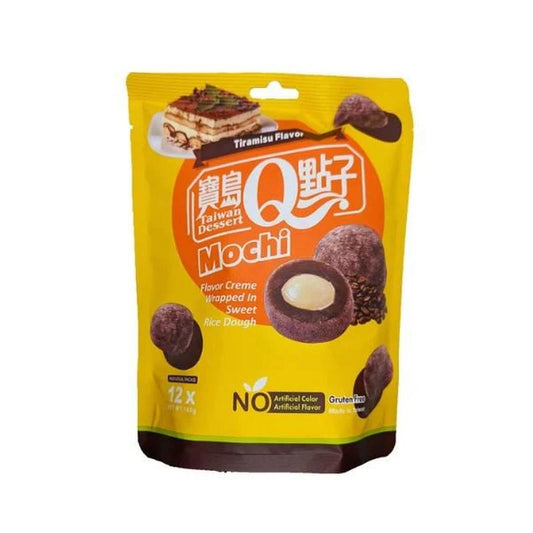 Taiwan Custard Mochi Tiramisu Flavor 180g