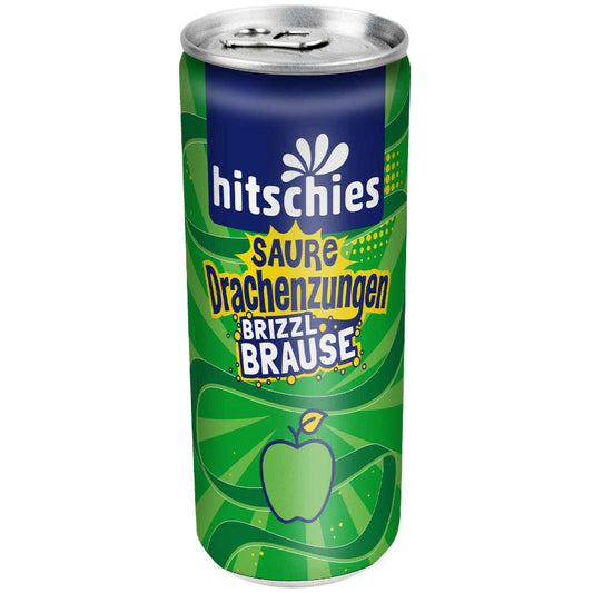 Hitschies Saure Drachenzungen Brizzl Brause Apfel 250ml (10486810804558)