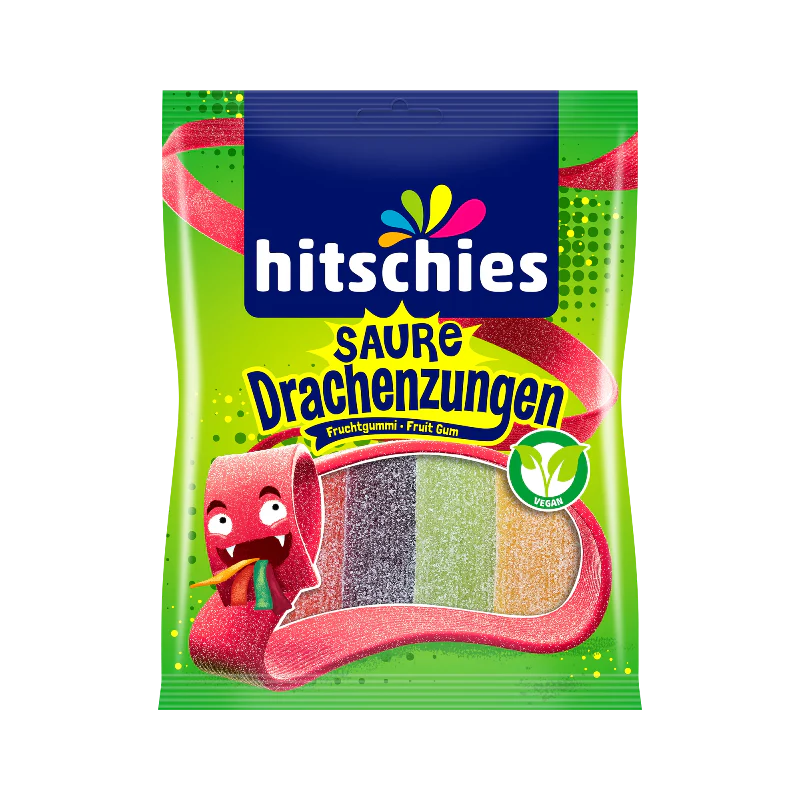 Hitschies Saure Drachenzungen Fruit Mix 125g (10486930112846)