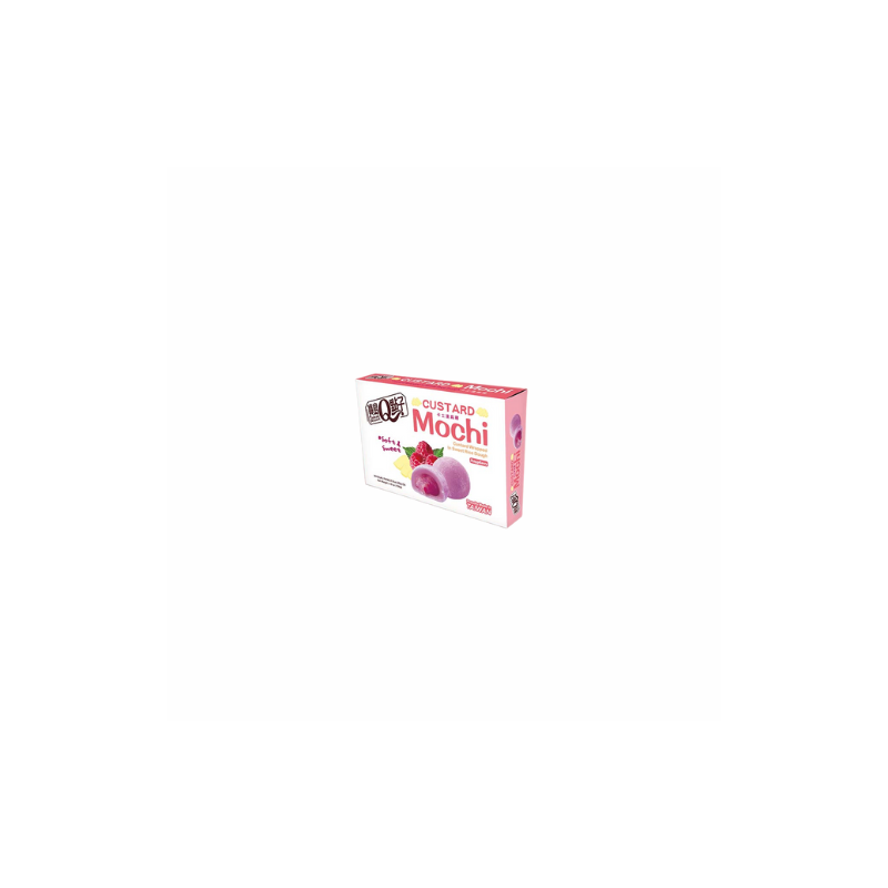 Taiwan Custard Mochi Raspberry Flavor 168g