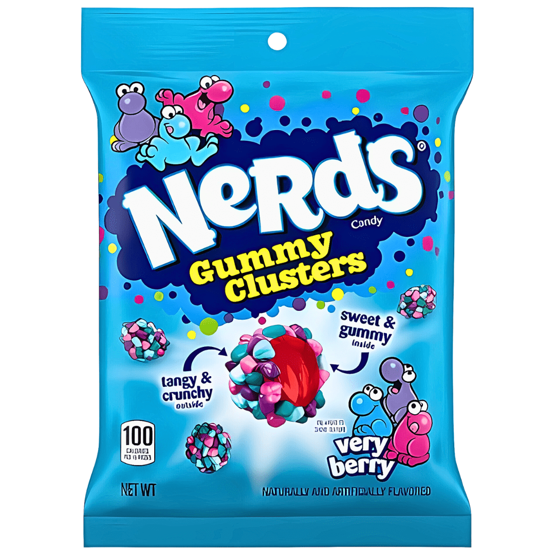 Nerds Gummy Cluster Very Berry 85g