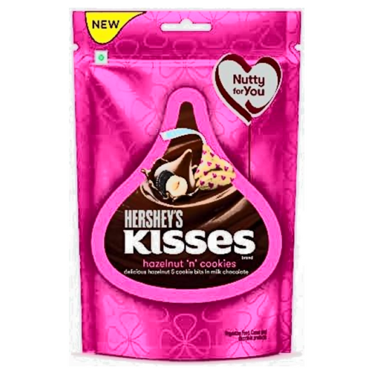 Hershey's Kisses Hazelnut 'n' Cookies 33,6g MHD: 30.04.2025