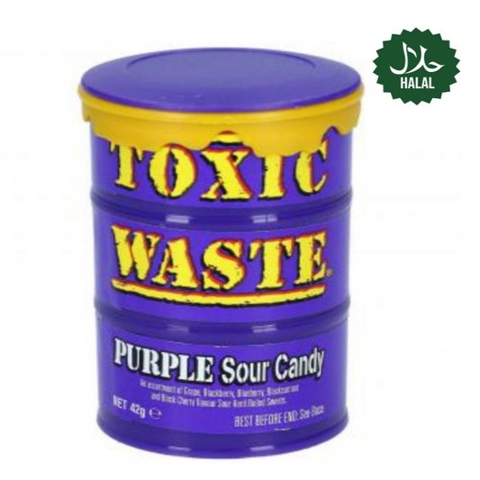 Toxic Waste Purple Sour Candy 42g (8163695821066)