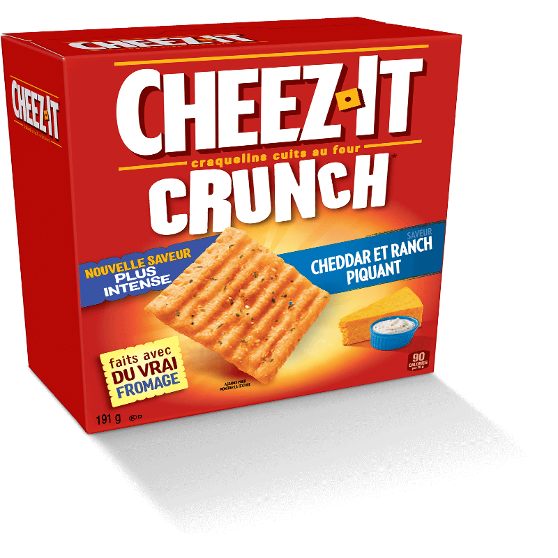 Cheez-IT Crackers Cheddar et Ranch Piquant 200g