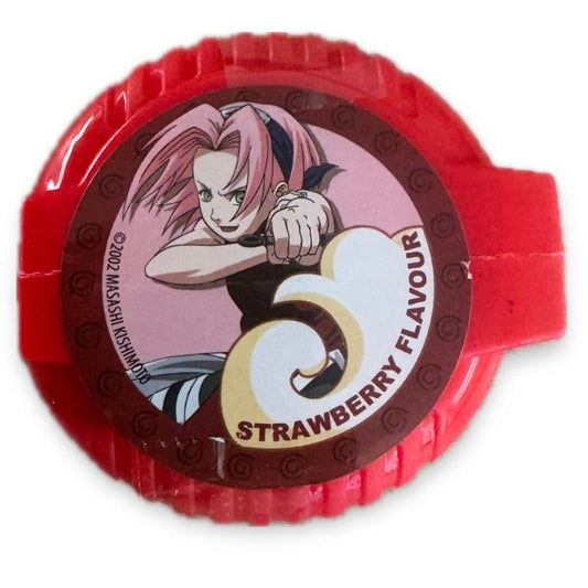 Naruto Gum Roll Strawberry Chewing Gum With Sticker 15g (9672684798218)