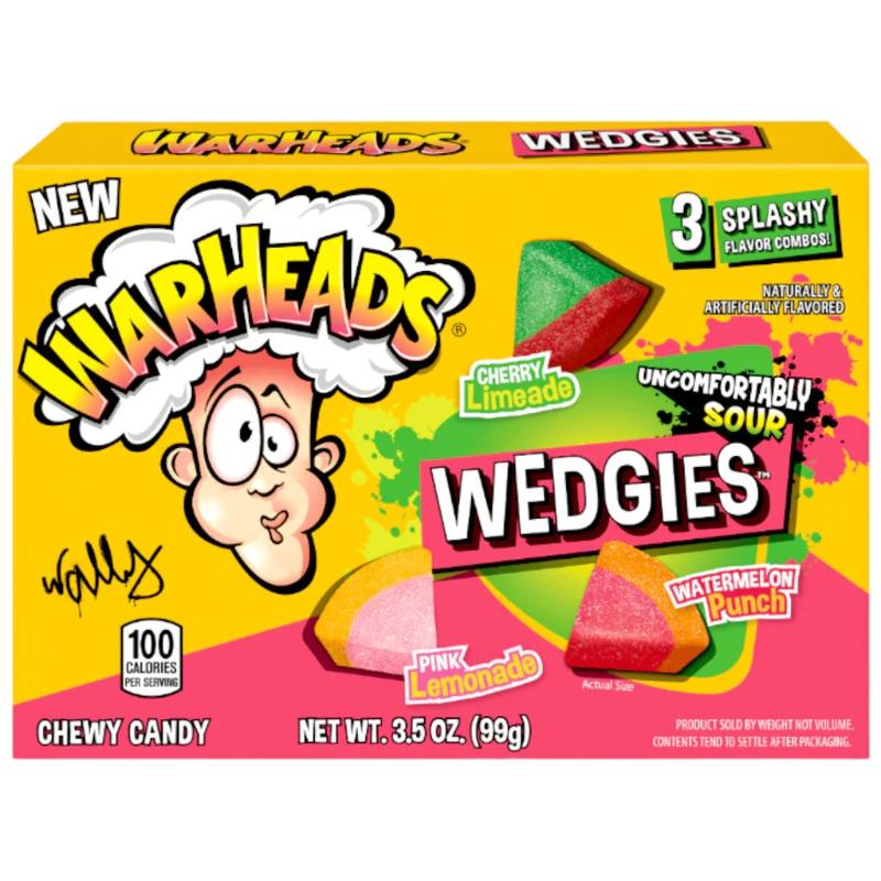 Warheads Sour Wedgies 99g (8258344026378)