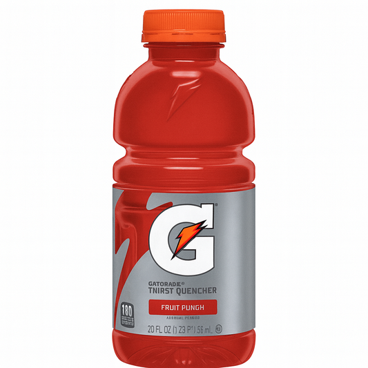 Gatorade Fruit Punch 591ml MHD: 29.2.2024 (abgelaufen)