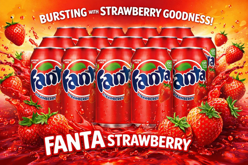 12 x Fanta Strawberry 355ml Sparset
Fanta Strawberry USA 355ml Dose
Amerikanische Fanta Strawberry 12er Pack
Fanta Erdbeer Limonade USA Dose
Fanta Strawberry Softdrink Sparpack