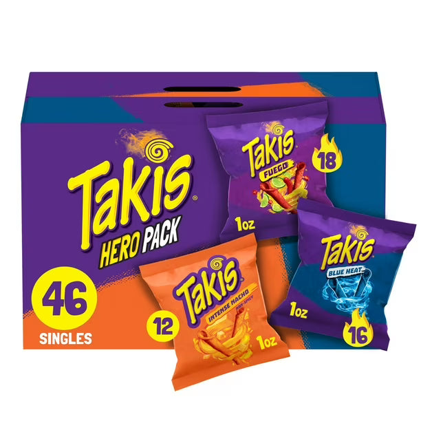 Takis Hero Pack Box 46 Stück x 28,4g