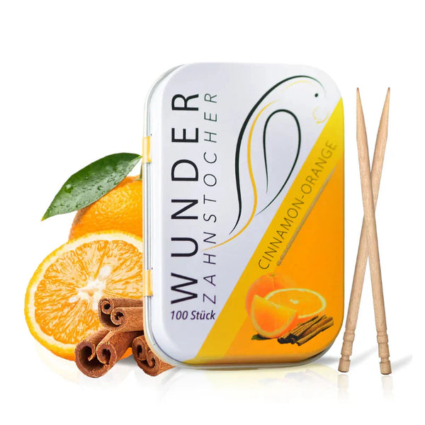 Wunder Zahnstocher Cinnamon Orange - 100 Stück (10386626675022)
