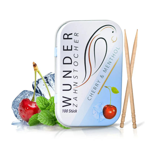 Wunder Zahnstocher Cherry & Menthol - 100 Stück (10386622480718)
