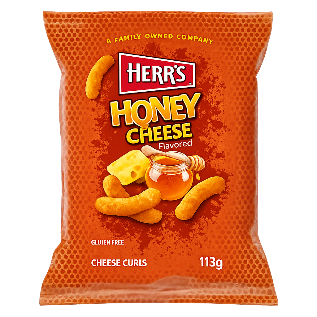 Herr's Honey Cheese Puffs 113g