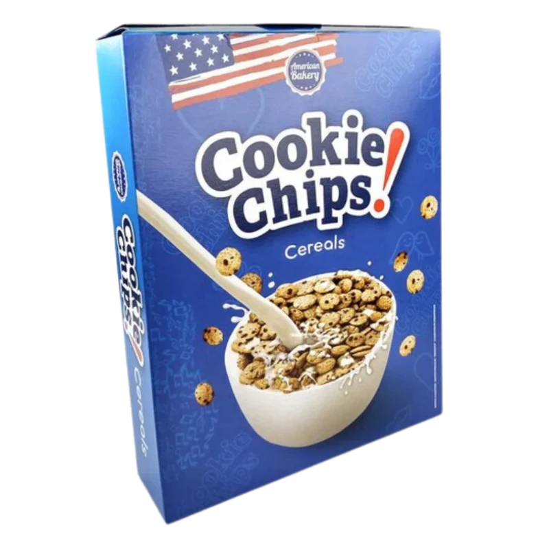 American Bakery Cookie Chips Cereals 180g MHD: 10.09.2024 (8490725769482)