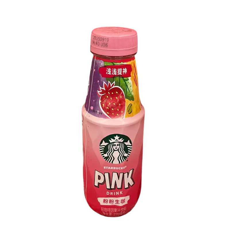 Starbucks Pink Drink Strawberry Flavour Chinese 270ml