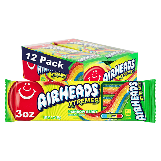 Airheads Xtreme Sourful Rainbow Berry Belts 85g