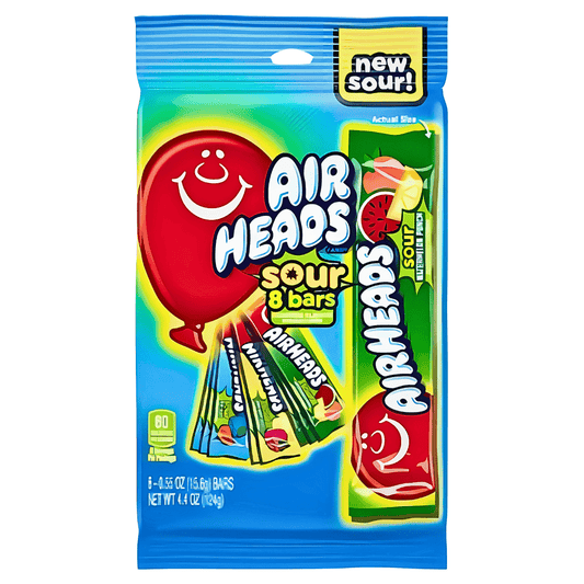 Airheads Sour Peg Bag 8Bars USA 124g