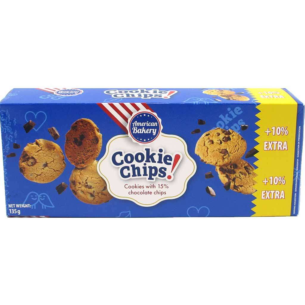 American Bakery Cookie Chips Cookie 135g KKB Sweets And More