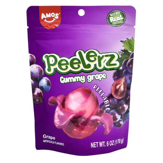Amos Peelerz Grape Peg Bag 170g
