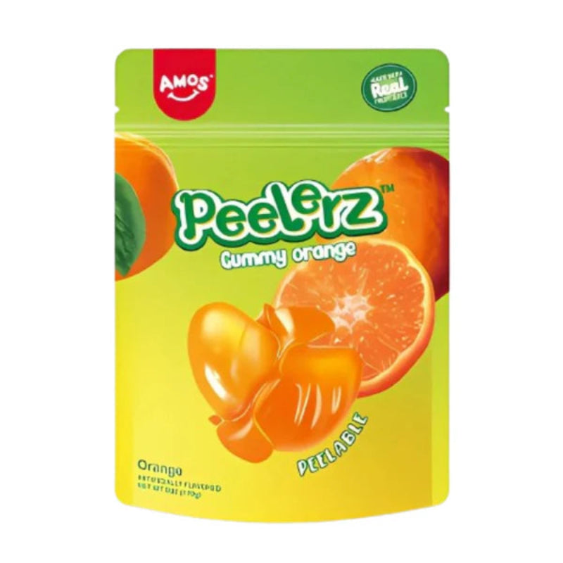 Amos Peelerz Orange 85g Verpackung

Amos Peelerz Orange Fruchtgummi zum Schälen

Amos Peelerz Orange Candy Trend Süßigkeiten

Amos Peelerz Orange Fruchtgummi Nahaufnahme

Amos Peelerz Orange 85g schälbare Fruchtgummis