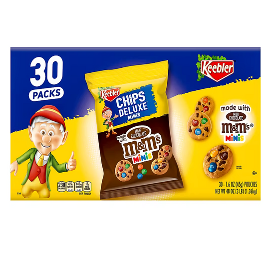 Familybox 30x Keebler M&M Cookies Bite Size 45g (8630576906506)