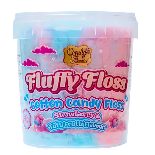 Candy Paradise Cotton Candy Fluffy Floss Tubs 50g Verpackung

Candy Paradise Cotton Candy Zuckerwatte Dose 50g

Candy Paradise Fluffy Floss Cotton Candy Nahaufnahme

Candy Paradise Cotton Candy Jahrmarkt Zuckerwatte

Candy Paradise Cotton Candy Fluffy Floss süßer Snack 50g