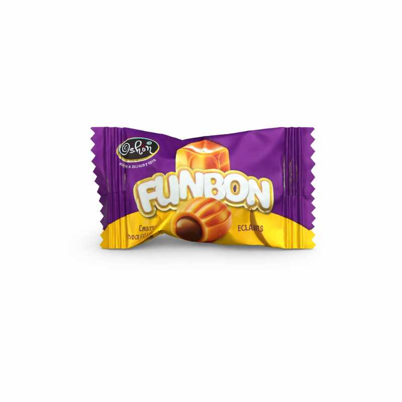 Oshon Funbon Eclairs Creamy Choco Filled Candy 3,5g
