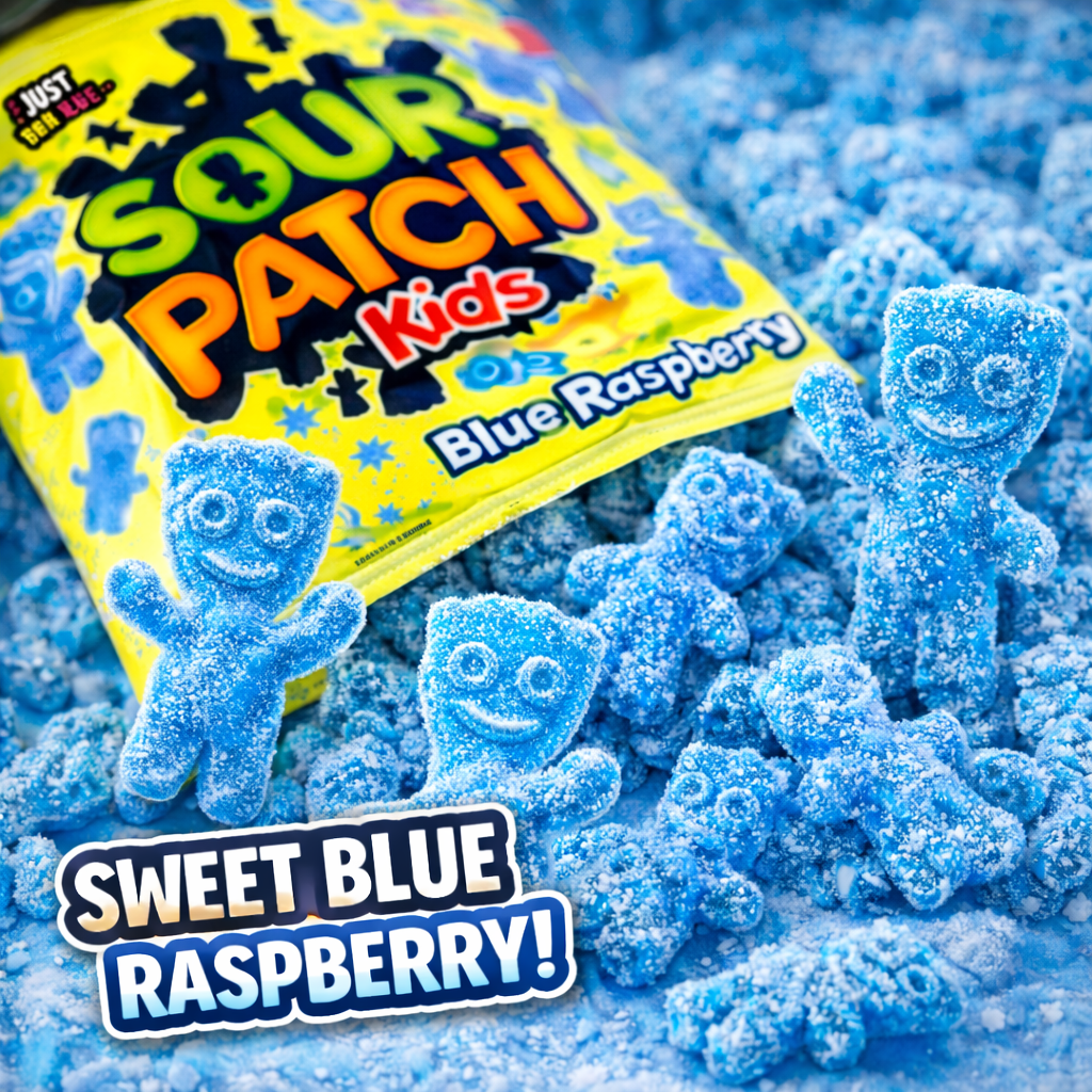 Sour Patch Kids Blue Raspberry Bag 102g MHD: 29.03.26