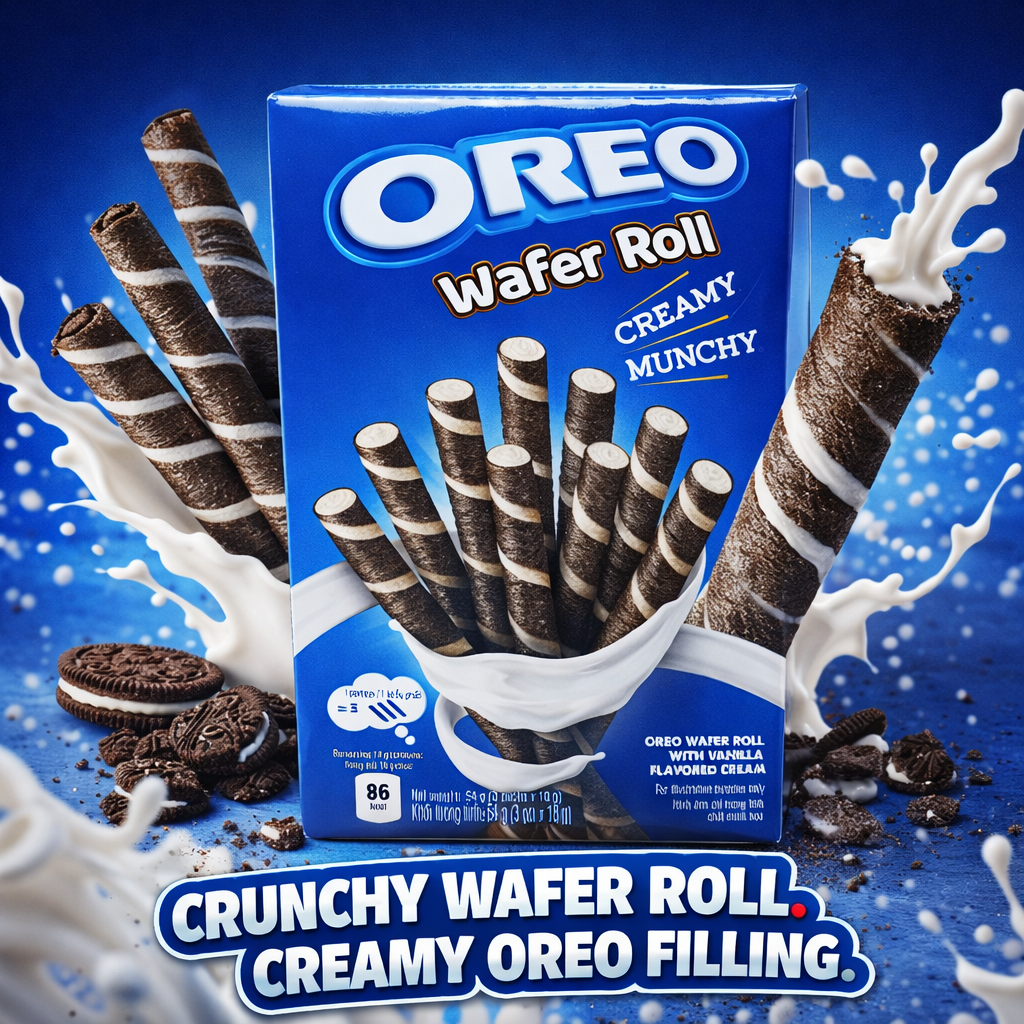 Oreo Wafer Roll Vanilla 54g