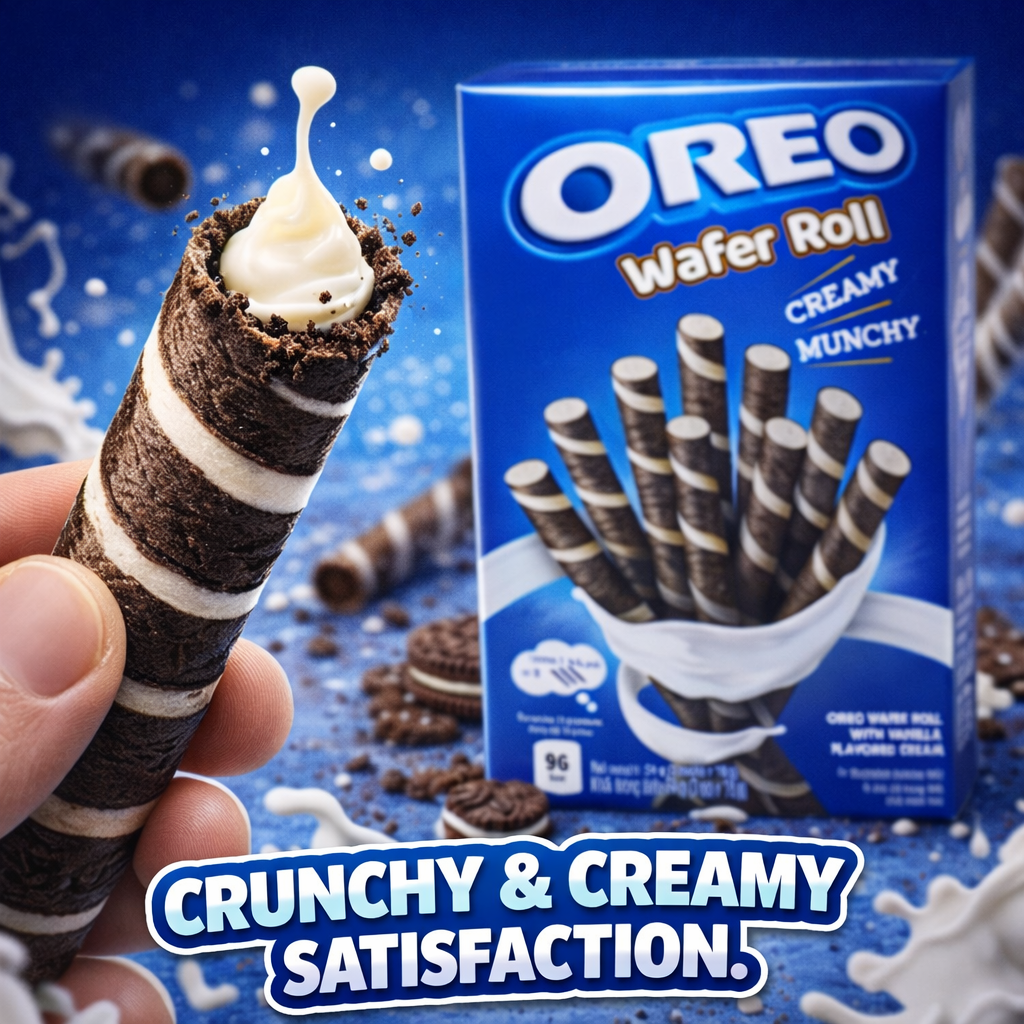 Oreo Wafer Roll Vanilla 54g