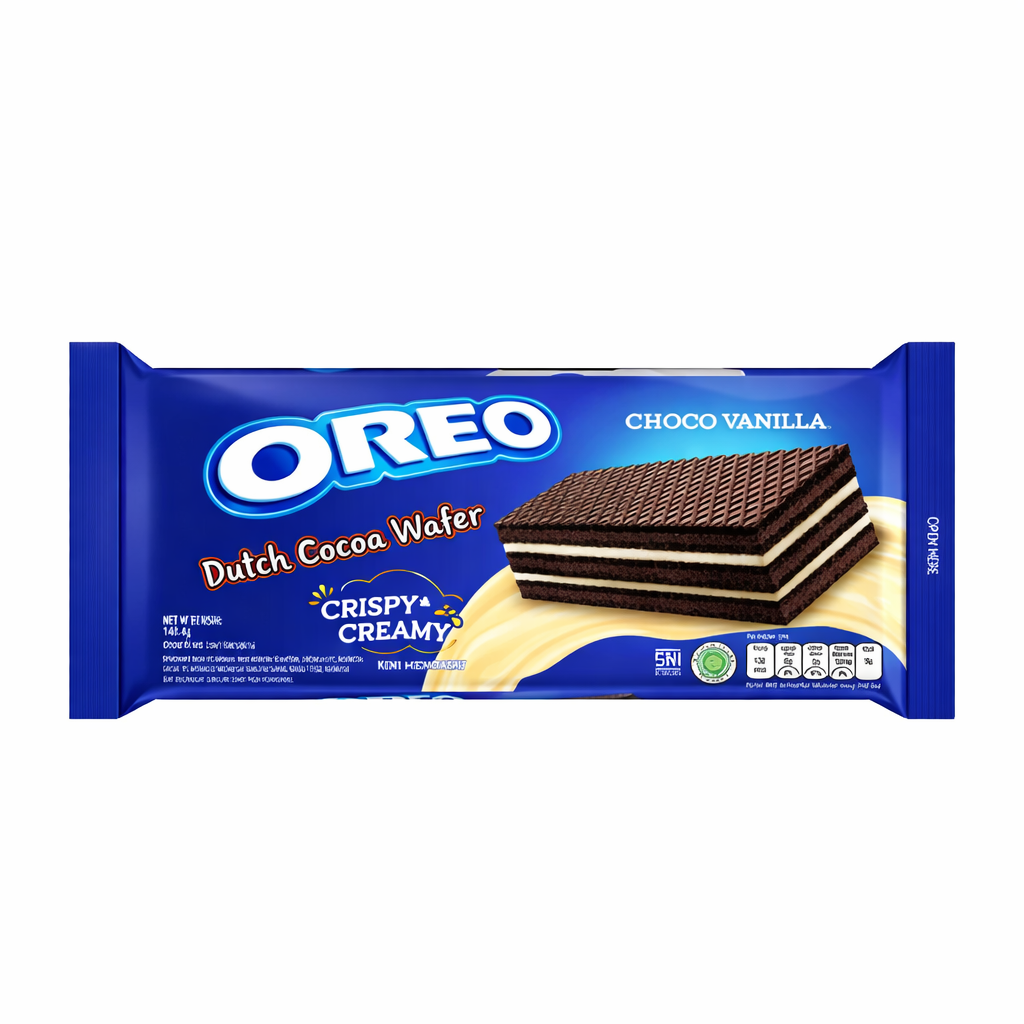 Oreo Dutch Cocoa Wafer Choco Vanilla 117g