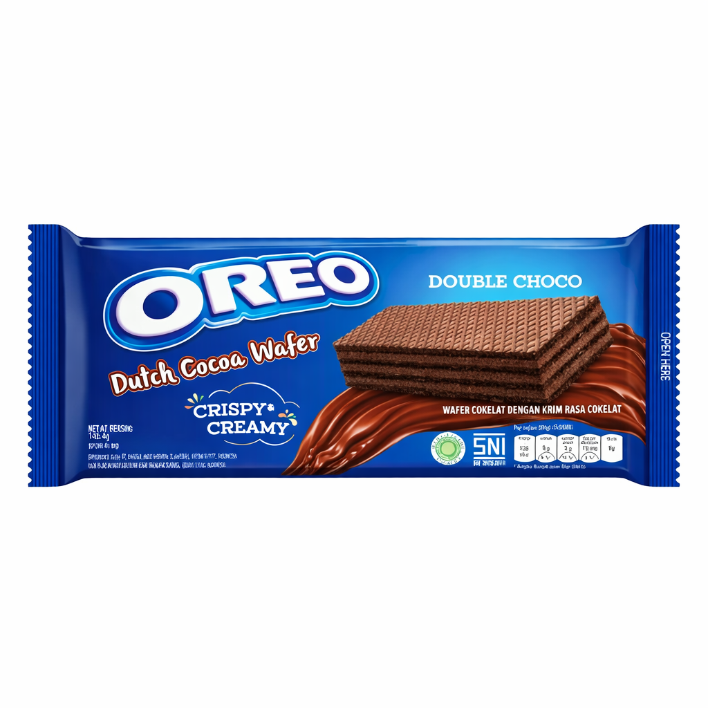 Oreo Dutch Cocoa Wafer Double Choco 117g