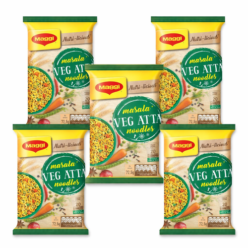 5Stk Maggi Masala Veg Atta Nudeln 375g