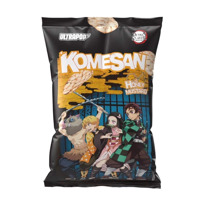 Komesan Ultra Pop Demon Slayer Honey Mustard 60g Verpackung

Japanische Komesan Ultra Pop Honey Mustard Chips Demon Slayer

Komesan Demon Slayer Reis Chips Honey Mustard 60g

Ultra Pop Komesan Honey Mustard Snack Japan

Demon Slayer Komesan Chips Honey Mustard Vorderseite Verpackung