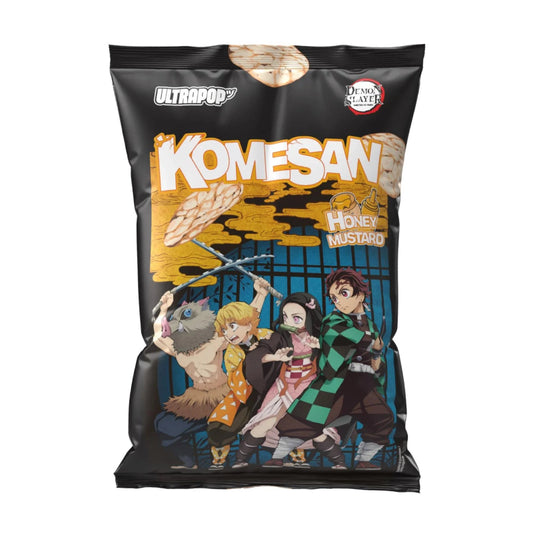 Komesan Ultra Pop Demon Slayer Honey Mustard 60g Verpackung

Japanische Komesan Ultra Pop Honey Mustard Chips Demon Slayer

Komesan Demon Slayer Reis Chips Honey Mustard 60g

Ultra Pop Komesan Honey Mustard Snack Japan

Demon Slayer Komesan Chips Honey Mustard Vorderseite Verpackung
