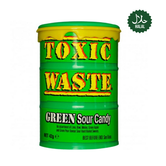 Toxic Waste Green Sour Candy 42g (8017257824522)