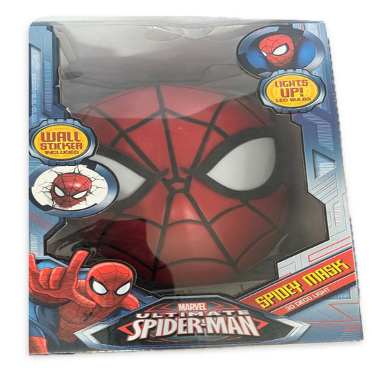 Marvel Ultimate Spiderman Spidey Mask 3d Deco Light