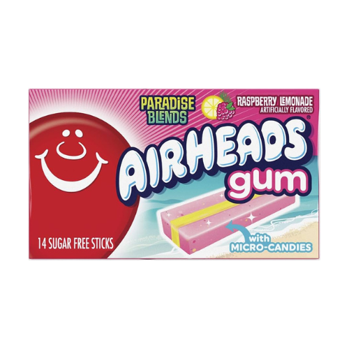AirHeads Gum Rasberry Lemonade 34g