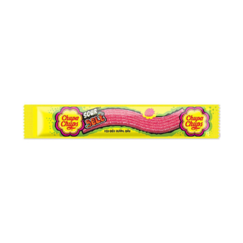 Chupa Chups Sour Belt Strawberry 9g