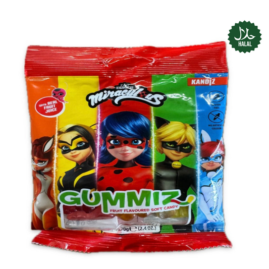 Miraculous Gummiz Worms 70g (8596927512842)