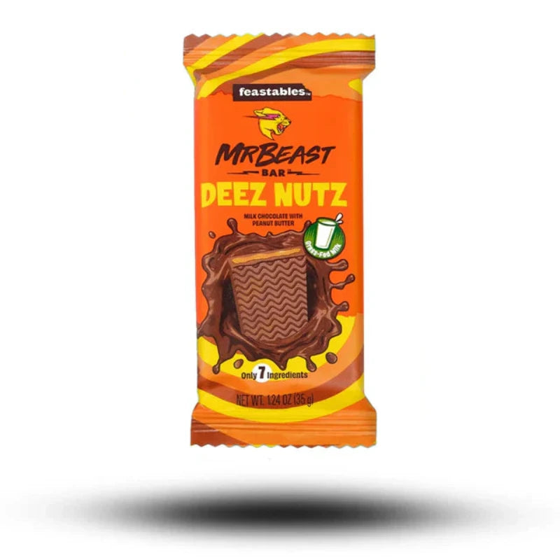 Feastables Mr. Beast Deez Nuts Chocolate Bar 35g (9627746042122)