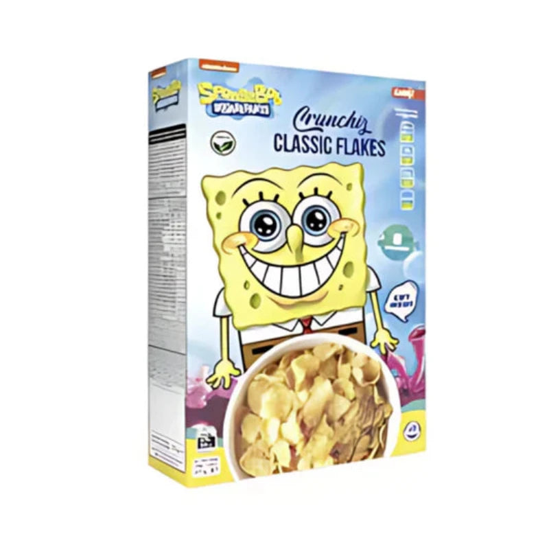 SpongeBob Crunchiz Classic Flakes 375g (8596905361674)