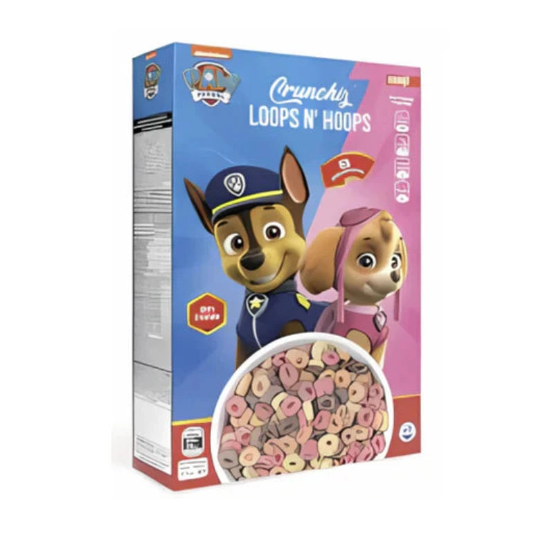 Paw Patrol Crunchiz Loops N' Hoops 375g (8596905525514)