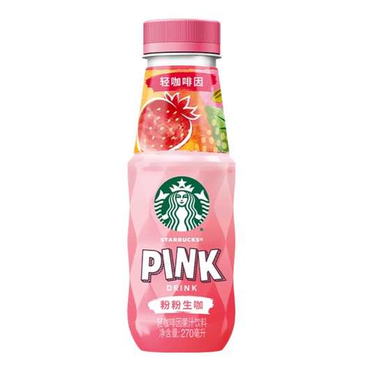 Starbucks Pink Drink Strawberry Flavour Chinese 270ml