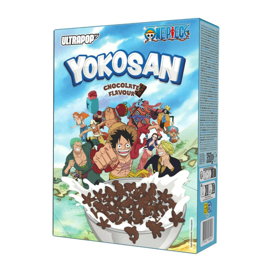 Yokosan One Piece Céréales Chocolat 350g Verpackung
One Piece Schoko Cerealien Yokosan 350g
Yokosan Chocolate Cereals One Piece 350g
One Piece Frühstückscerealien Schokolade 350g
Yokosan One Piece Chocolate Cereals 350g